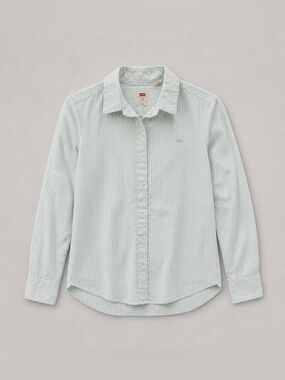 Levi's Pale Mint & White Stripe Button-Down Shirt